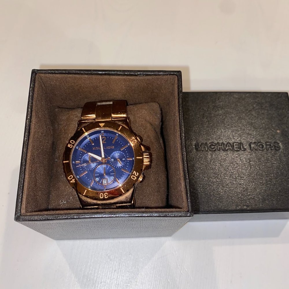 Michael Kors Women's Watch - Navy Face